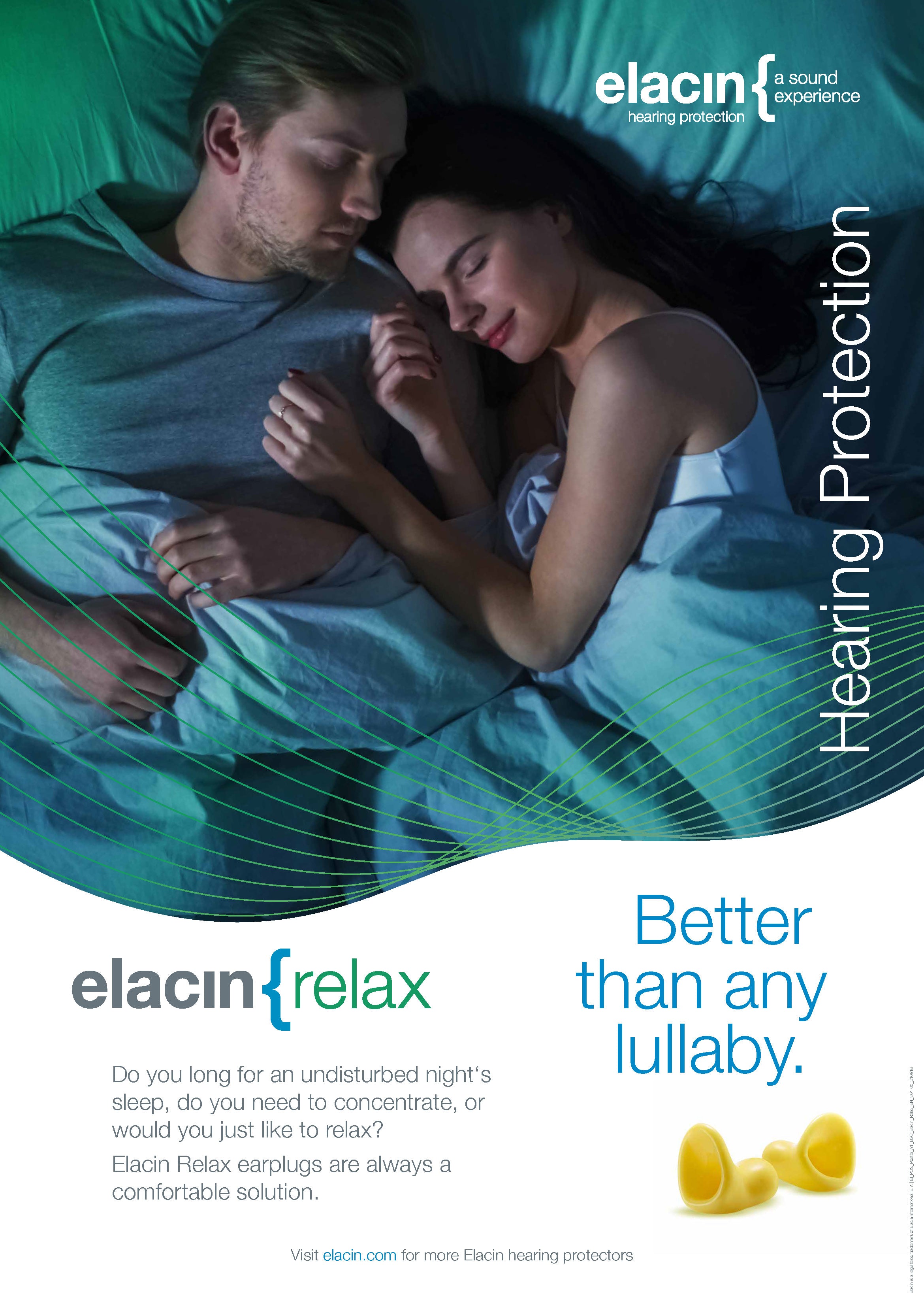Elacin Relax – Custom-Made Sleeping Earplugs