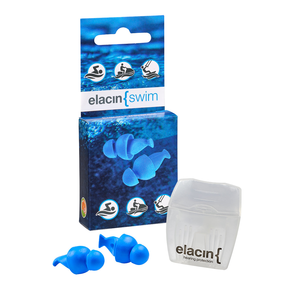 Elacin Universal Swim – Reusable Swim &  Surf Earplugs